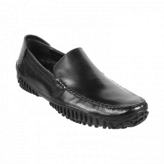 J.Fontini Black Casual Loafers
